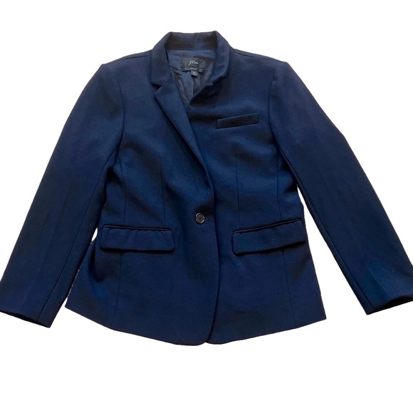 J. Crew Jackets & Blazers - J. Crew Classic Navy Regent Jacket